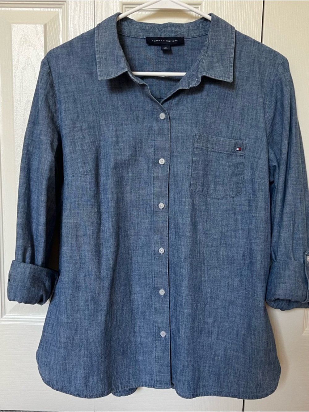 Lightweight Denim Button Up